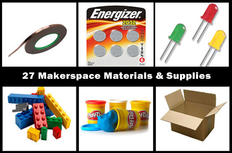 27 makerspace materials and supplies for makerspace projects