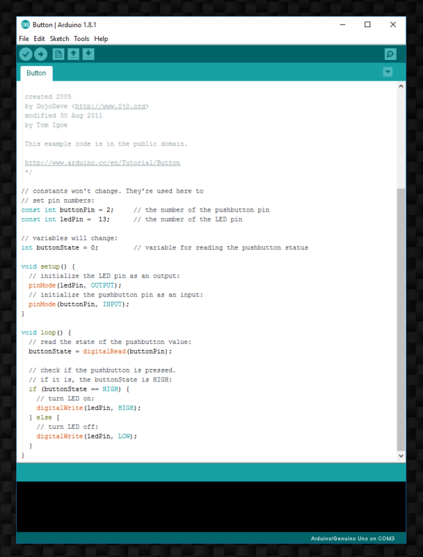 Arduino uno programı