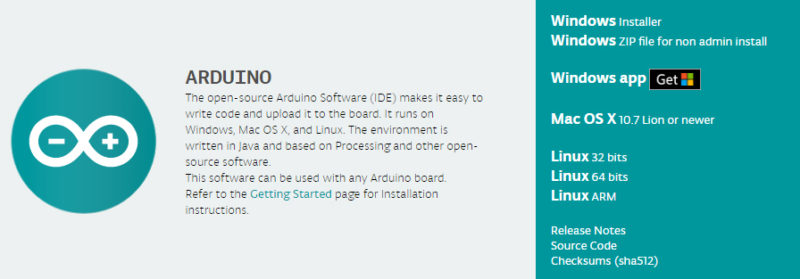 free download arduino software for windows 7