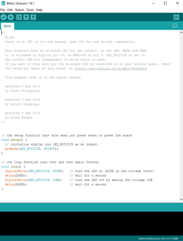 simple arduino projects for beginners example arduino blink sketch