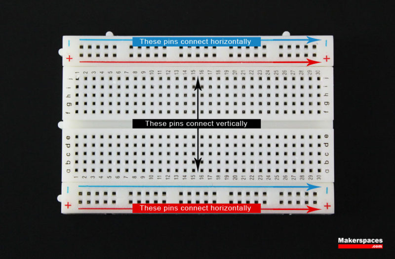 arduino breadboard connection direction