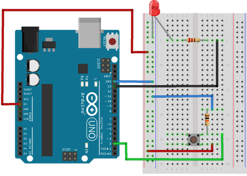 simple arduino projects blink led w switch