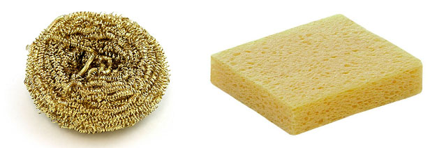 how to solder sponges