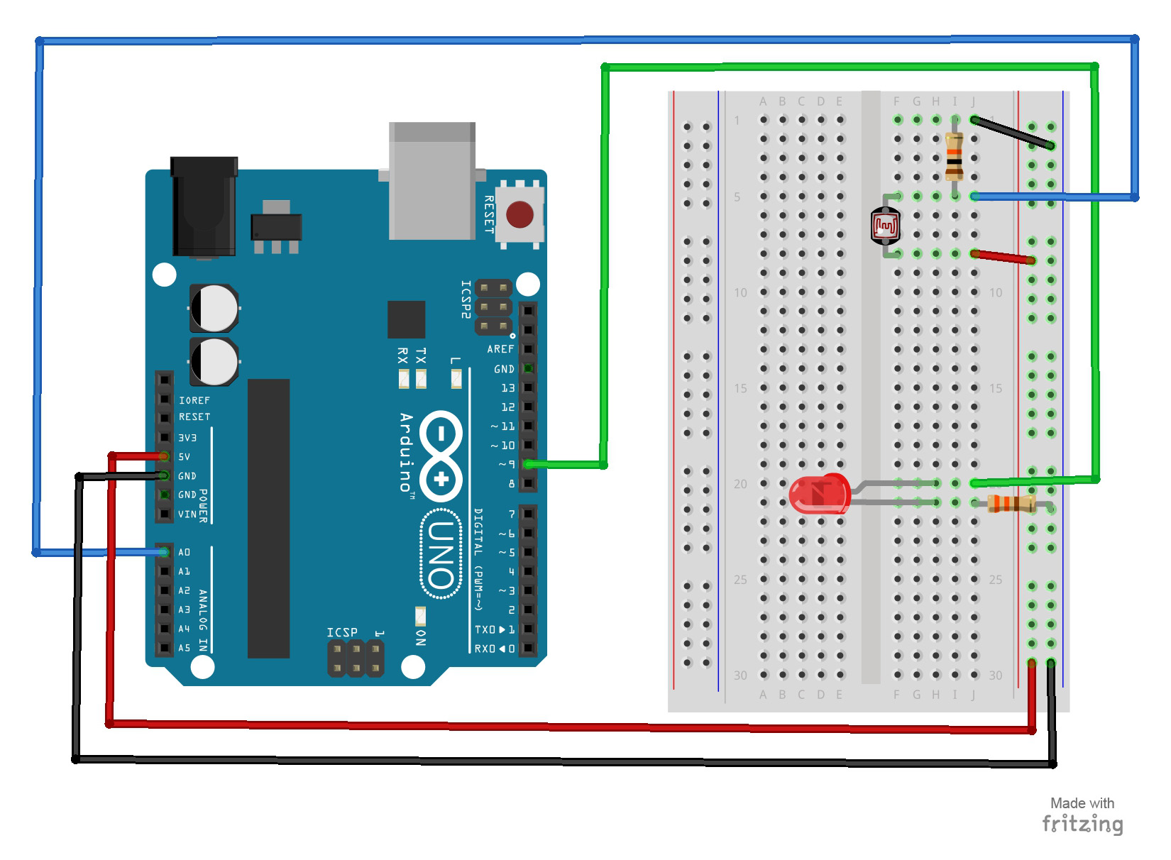 Arduino Uno Board Circuit Diagram