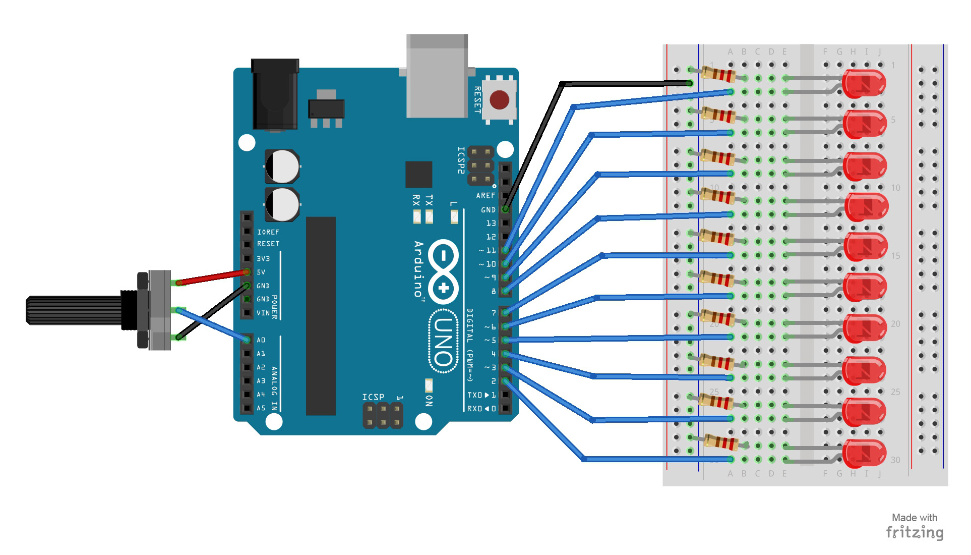 15 Arduino Uno Breadboard Projects For Beginners W Code Pdf