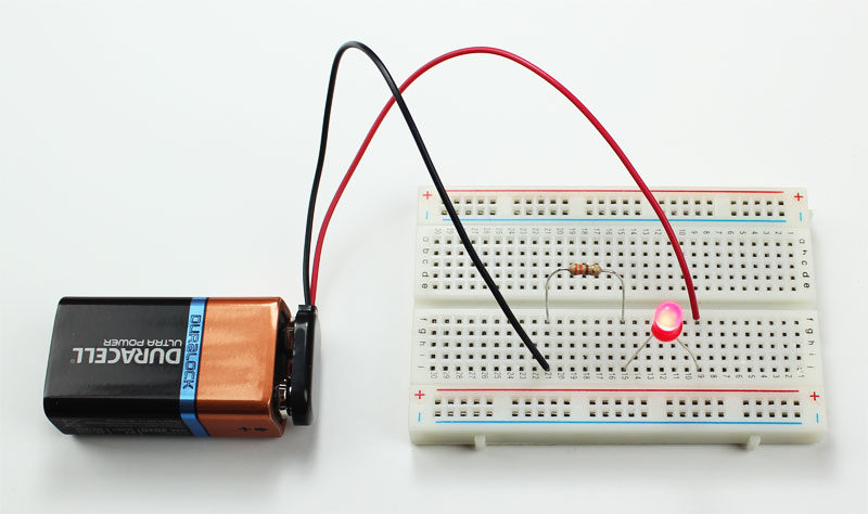 Prettyia Electronic Components LED Transistors Capacitors Breadboard 
