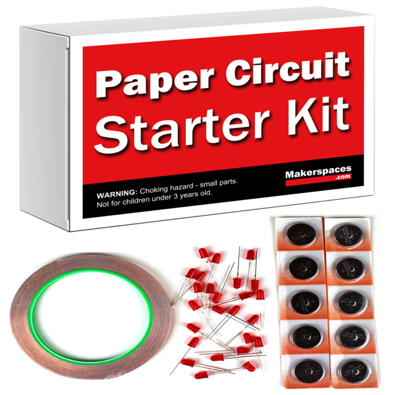 Paper Circuits Kit Main paper circuits kit and book makerspace projects