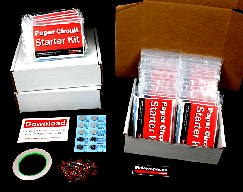 paper circuit classroom packs web paper circuit kits project ebook classroom packs