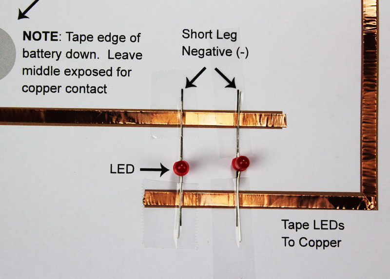 halloween paper circuits makerspace project