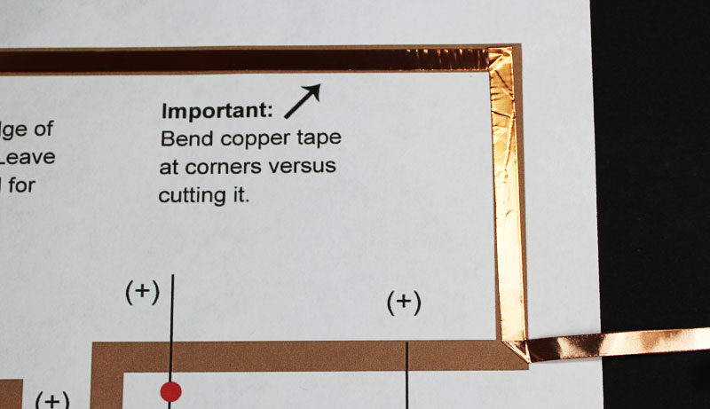 copper tape christmas paper circuits projects