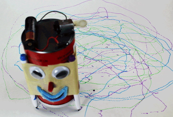 how to make an art bot scribble bot