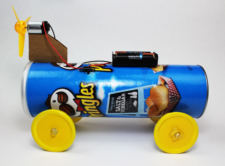 electric battery powered propeller car