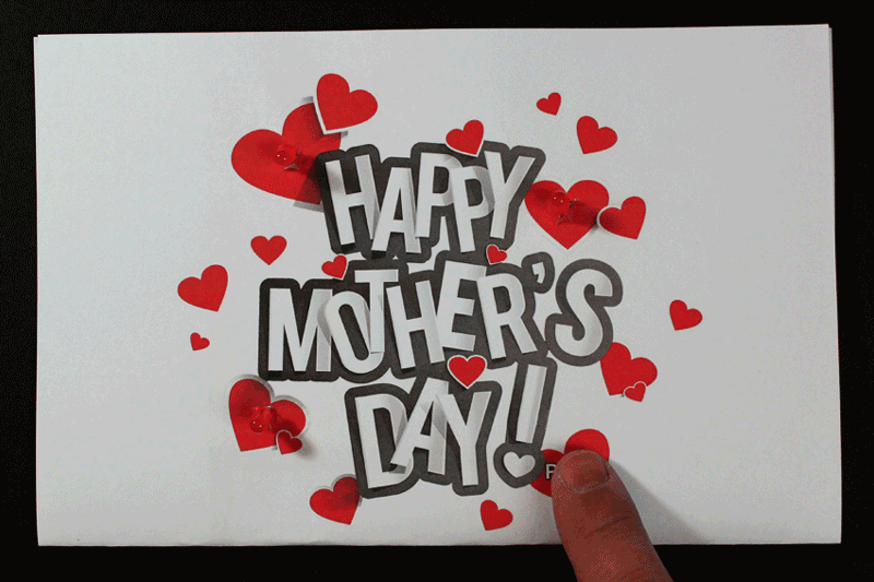 mothers day paper circuit card stem project