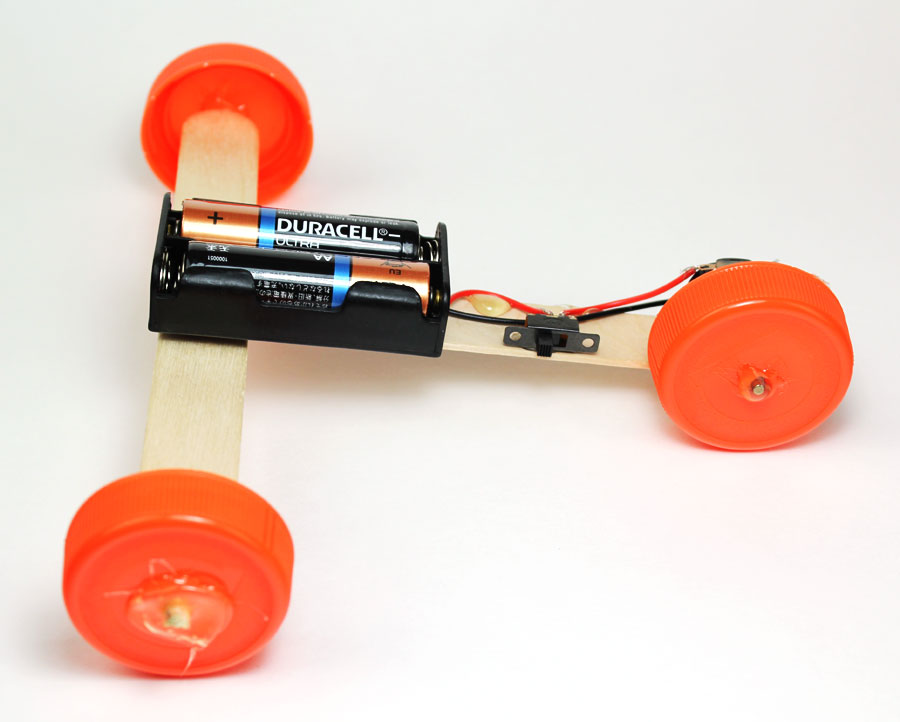 Super Simple STEM Battery Car Makerspace Project Tutorial