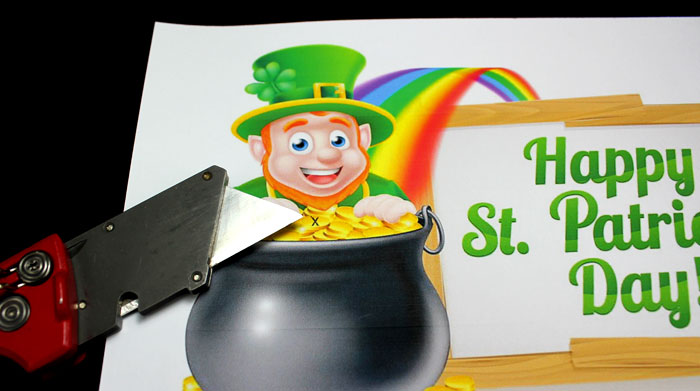 st patricks day paper circuits project