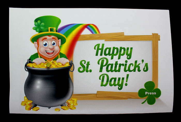 st patricks day paper circuits project