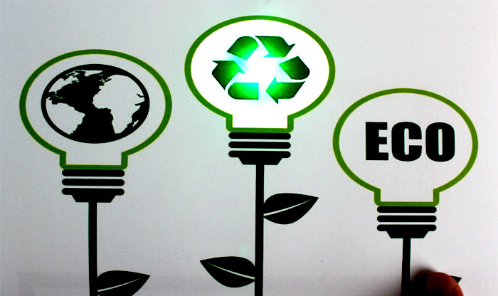 Earth day paper circuit makerspace project