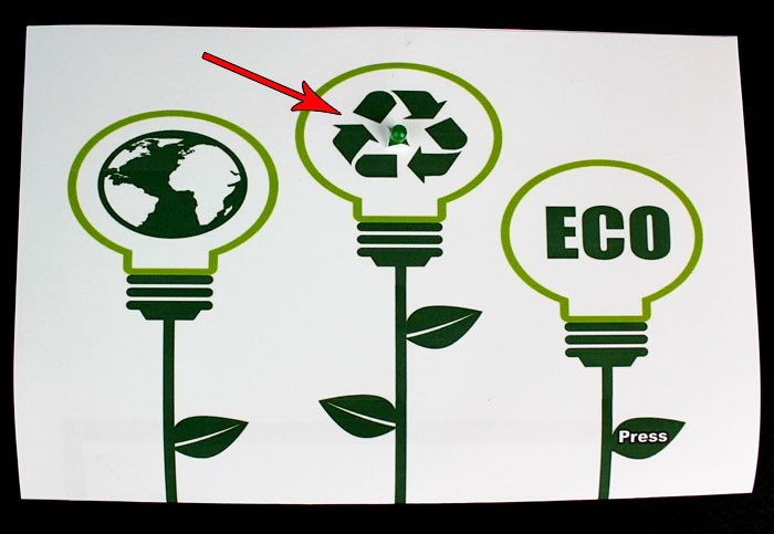 earth day paper circuit makerspace project cut template