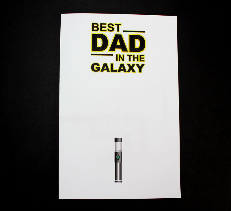 fathers day template folded makerspace project