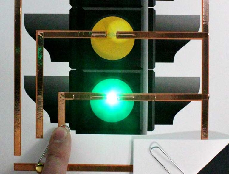 Paper Circuit Paper Clip Switch